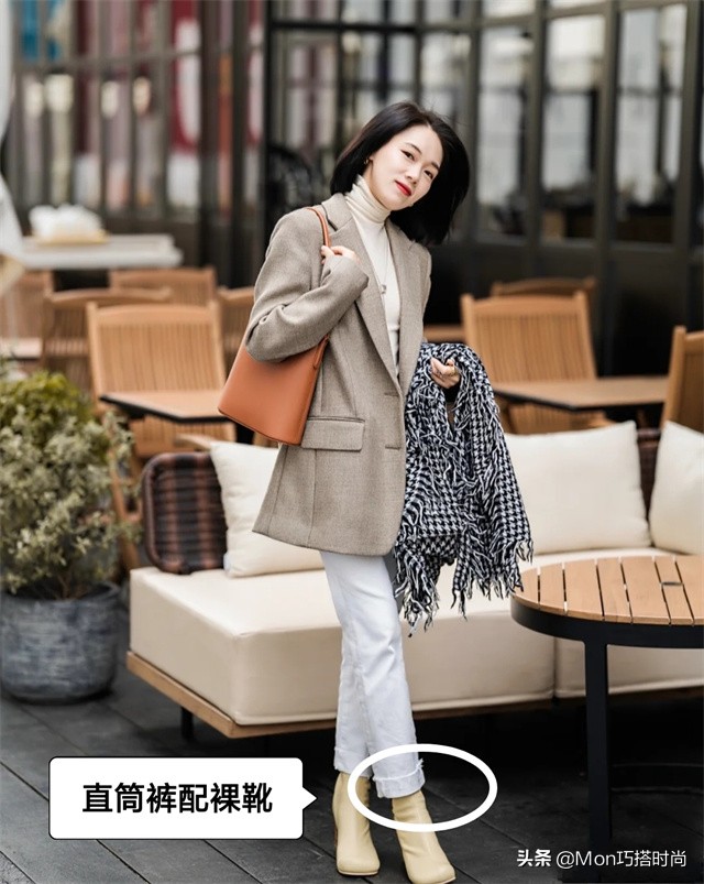 冬日露腿氛围感穿搭,不露脚踝不露腿的穿搭技巧