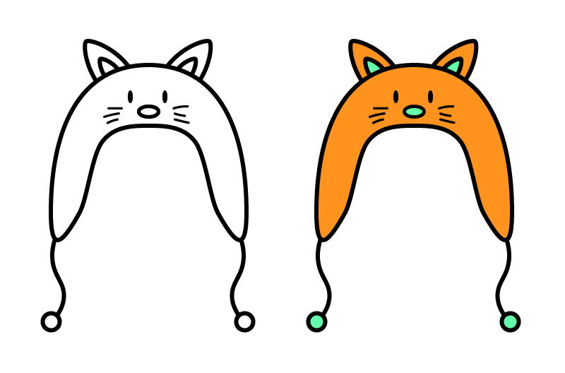 各类帽子简笔画,简笔画帽子图片大全上色