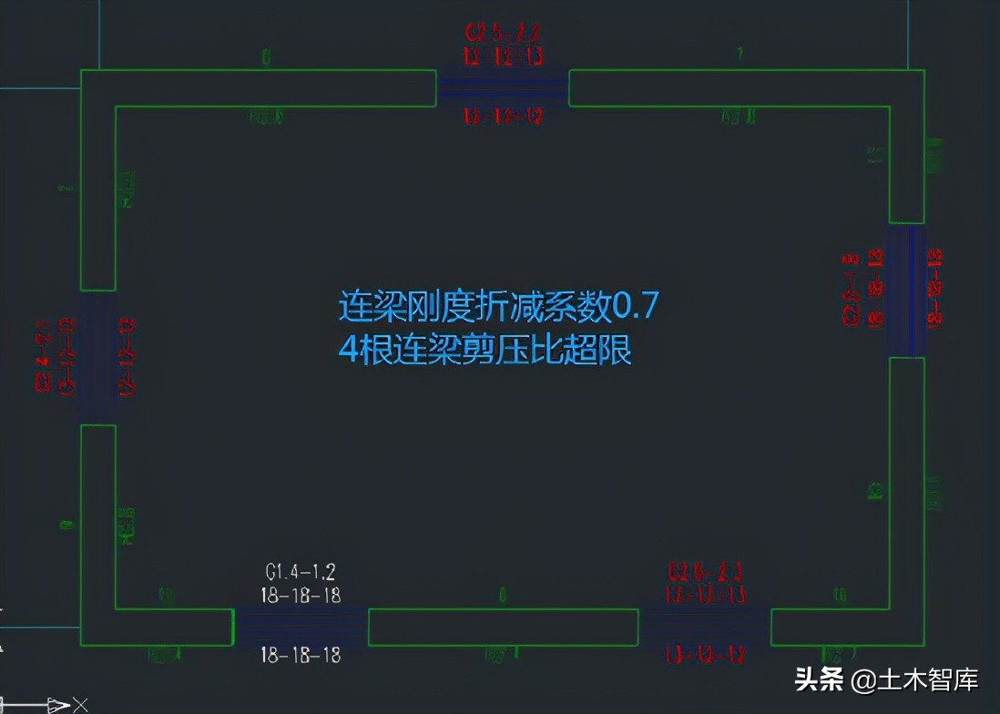 北京地区连梁剪压比超限怎么调,梁剪压比超限