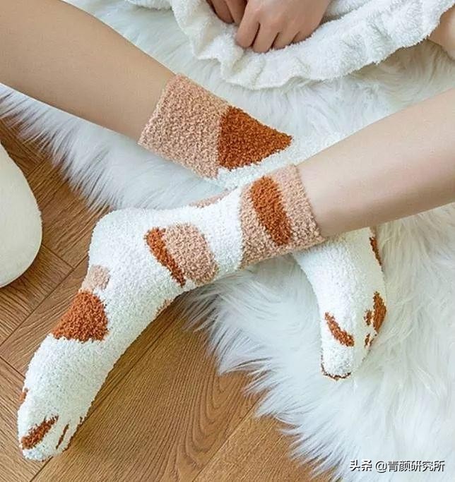 冬日暖脚可爱袜子,冬季可爱袜子