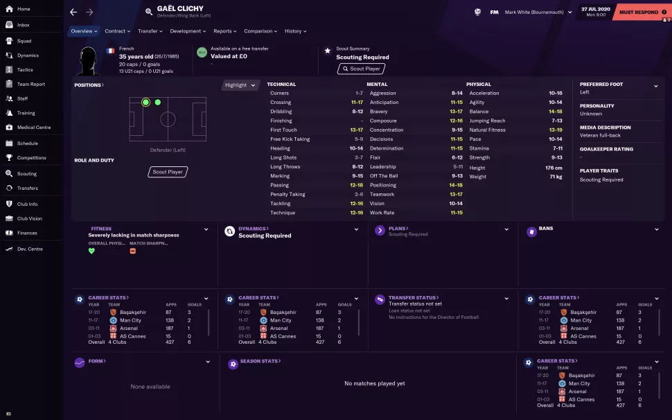 fm2021各位置最好用的球员,fm2021开档必签球员推荐