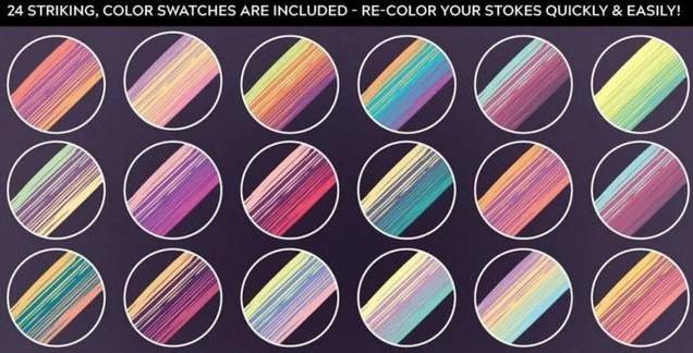 只听说过PS笔刷？这300款AI插画笔刷，1分钟给你想要的效果