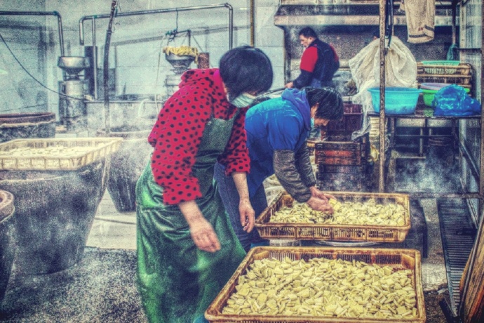 纯手工豆腐干的制作大全,石磨豆腐干怎么制作