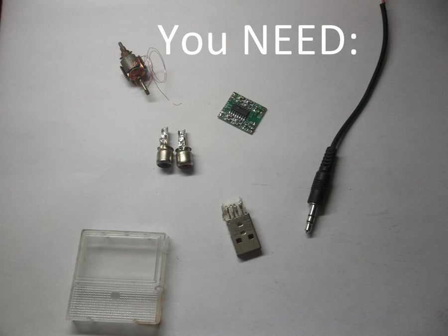 USB供电音频一体小音箱,自己制作迷你音频放大器