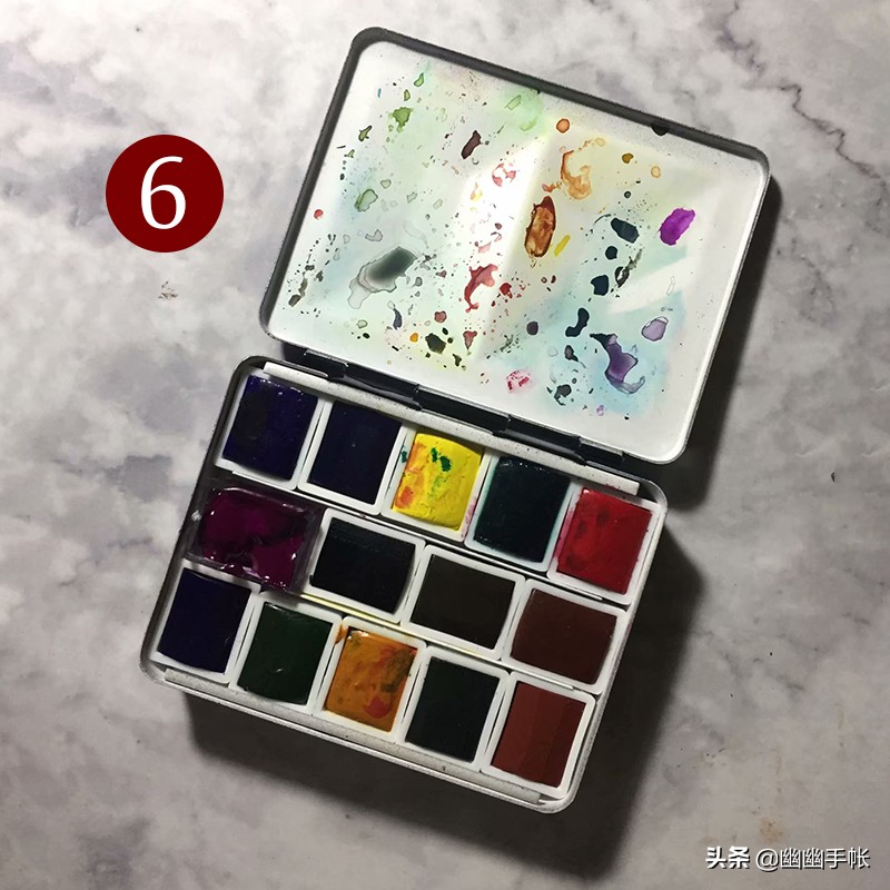 这些年买的水彩颜料(亲身试用,帮你们避开踩雷)