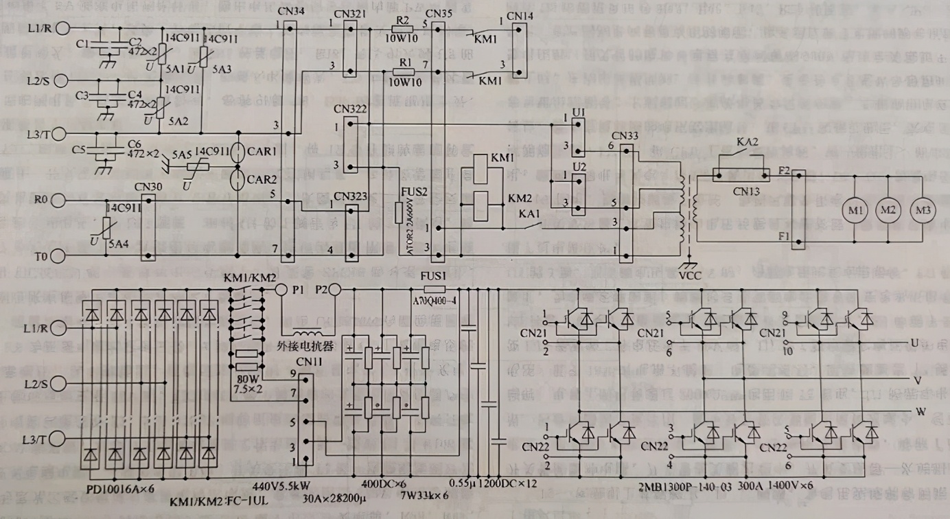 富士5000p11,富士大功率变频器电路讲解