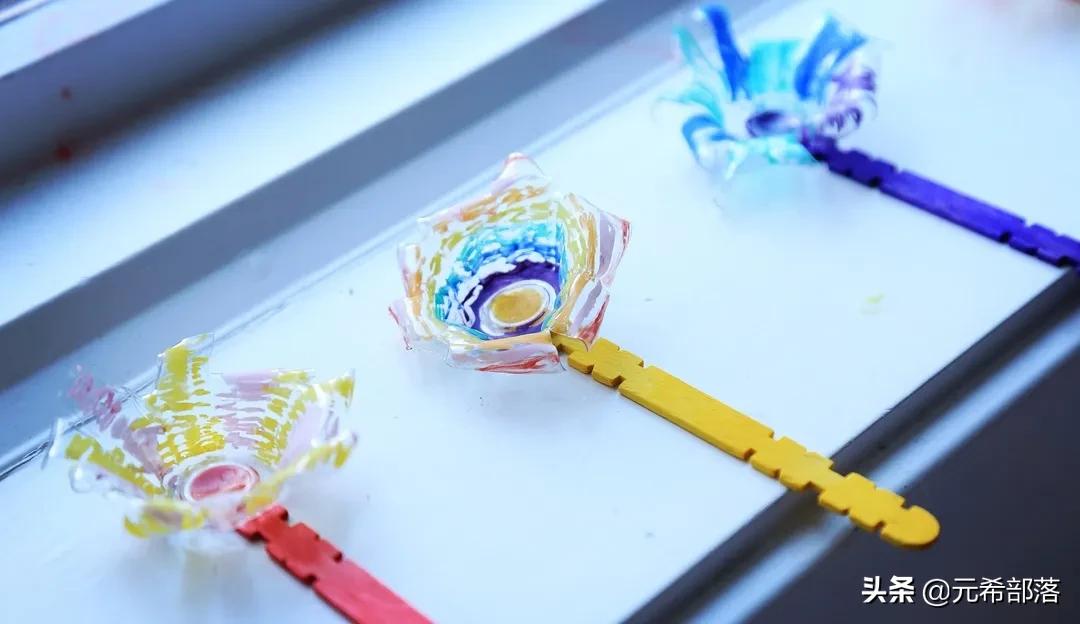 儿童创意花卉手工,儿童手工制作大全创意开花