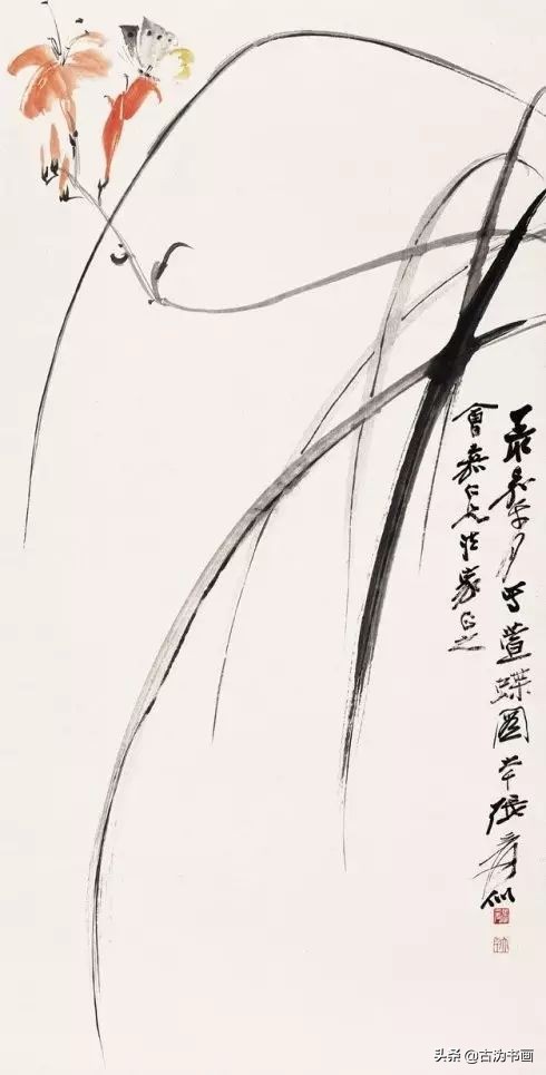 国画兰花技法讲解视频,徐湛国画兰花技法教学