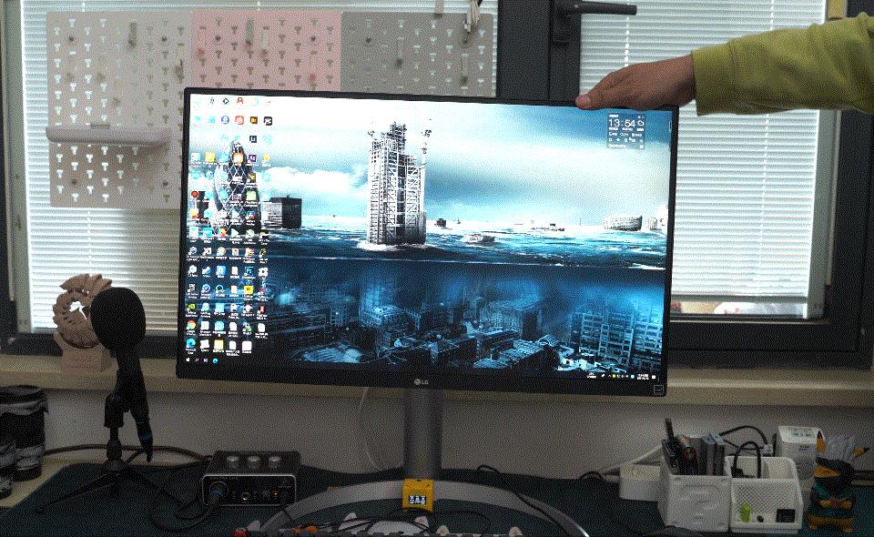 27寸4k显示器lg27up850n,升级显示器27寸