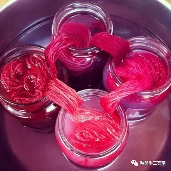 有趣的染色方法,毛线是怎么染的