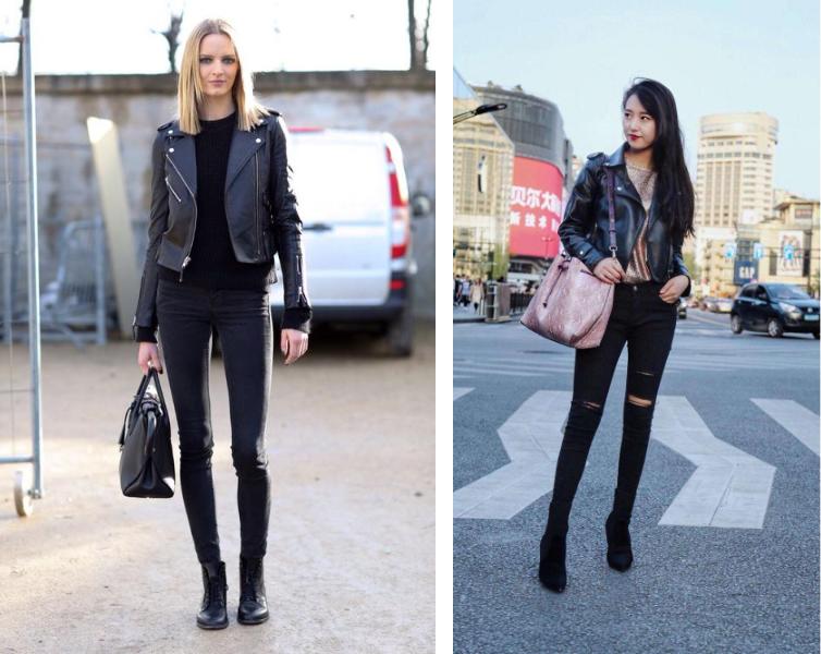 美式复古时尚bf风皮衣,法式复古风皮衣