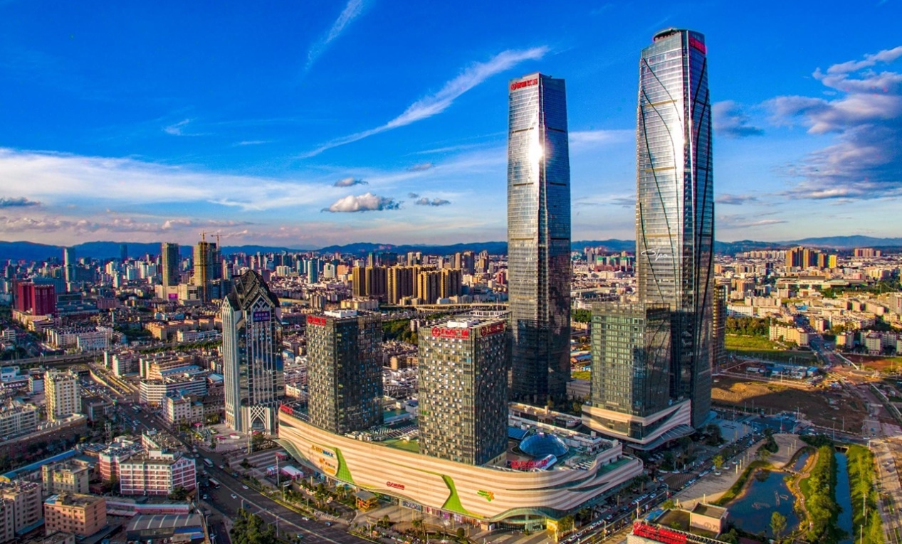 昆明双塔是昆明地标吗,昆明双塔地标性建筑