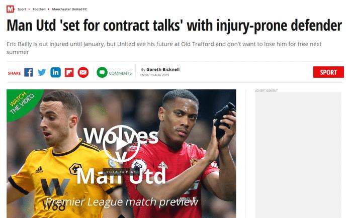 2019年伍德沃德,伍德沃德将离开曼联