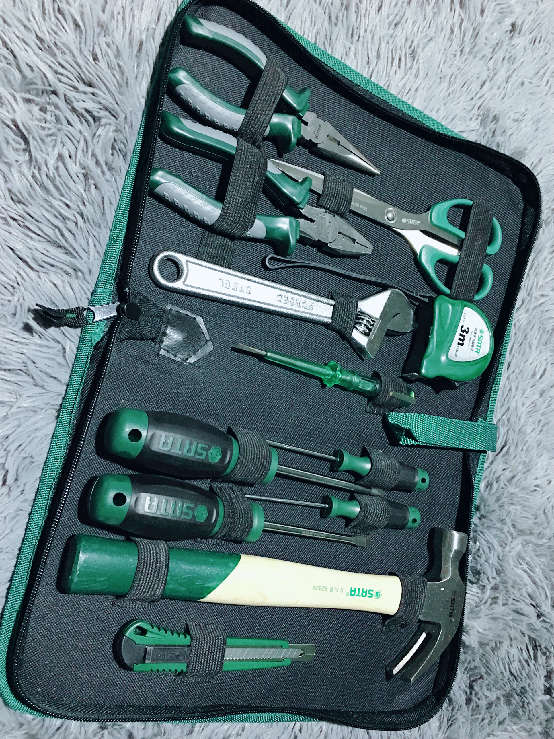 世达12件套家用基本工具评测体验，小工具大用处，居家好帮手