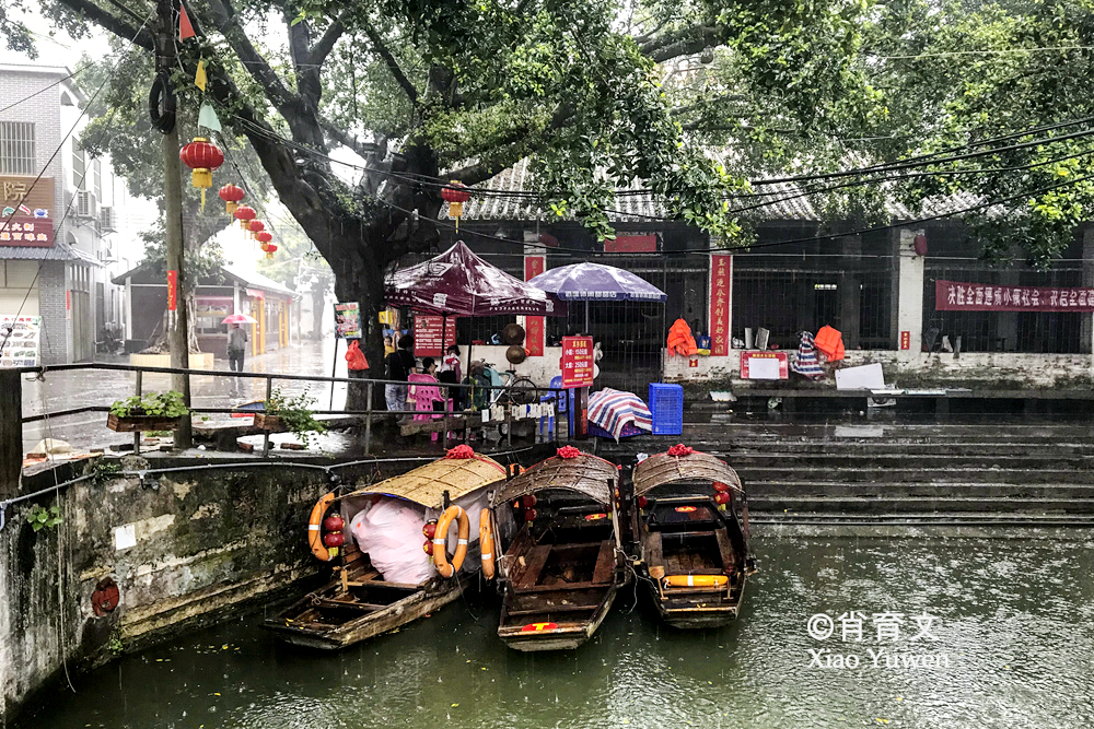 顺德逢简水乡，那一片小桥流水人家的风光，是古桥古屋古木的桃源