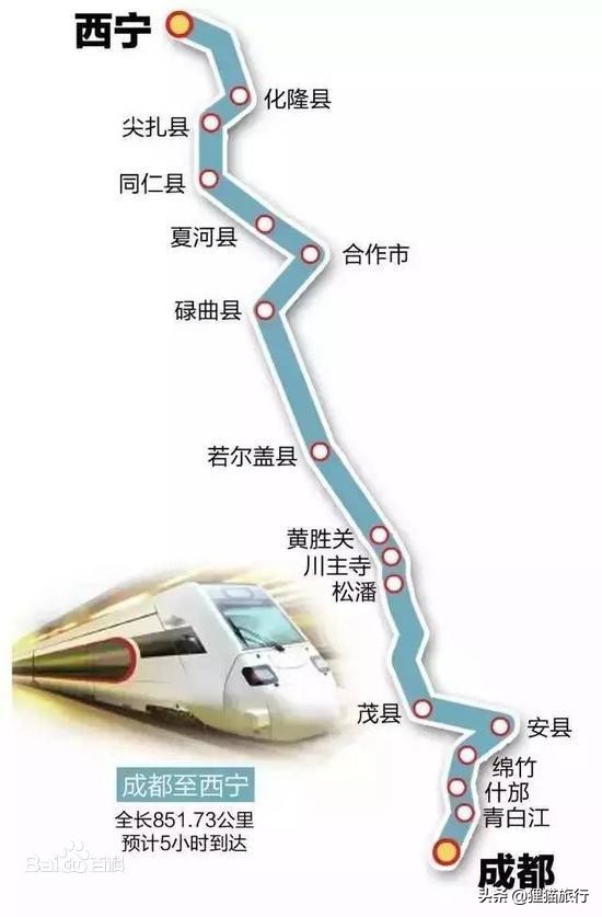 兰州至重庆、西宁至成都高铁线路，连接兰西都市圈与成渝城市群