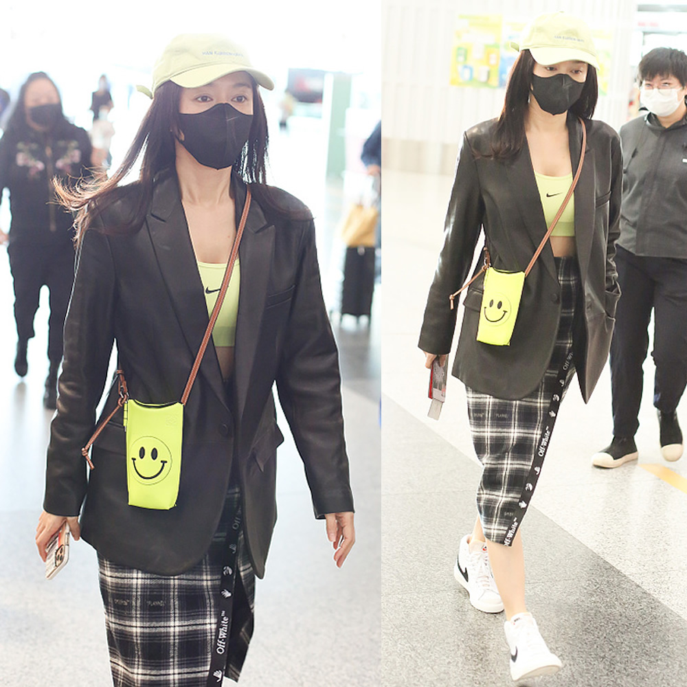 秦岚西装穿搭闪耀的她,秦岚白西服日常穿搭