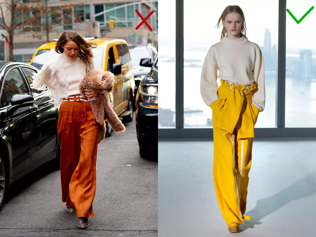 阔腿裤花里胡哨,阔腿裤巨好看