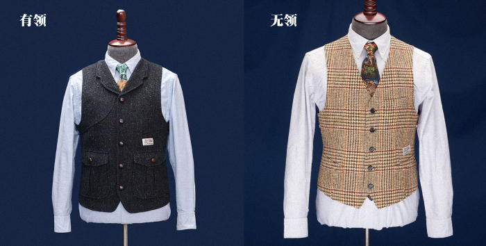 初秋马甲怎么穿好看,棋盘格针织马甲背心深秋款搭配