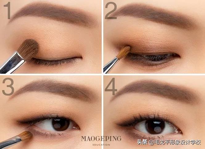 网红眼影盘ins眼影画法,红色眼影和橙色眼影搭配画法