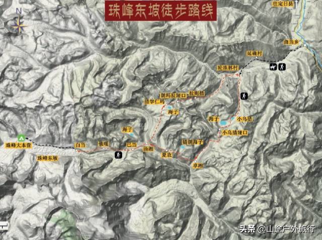 神山十大徒步路线图,川西小环线自驾攻略青绕神山