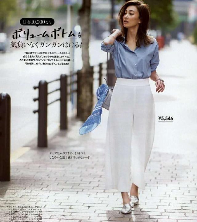 直筒裤穿搭优衣库,优衣库细条纹裤的最佳搭配