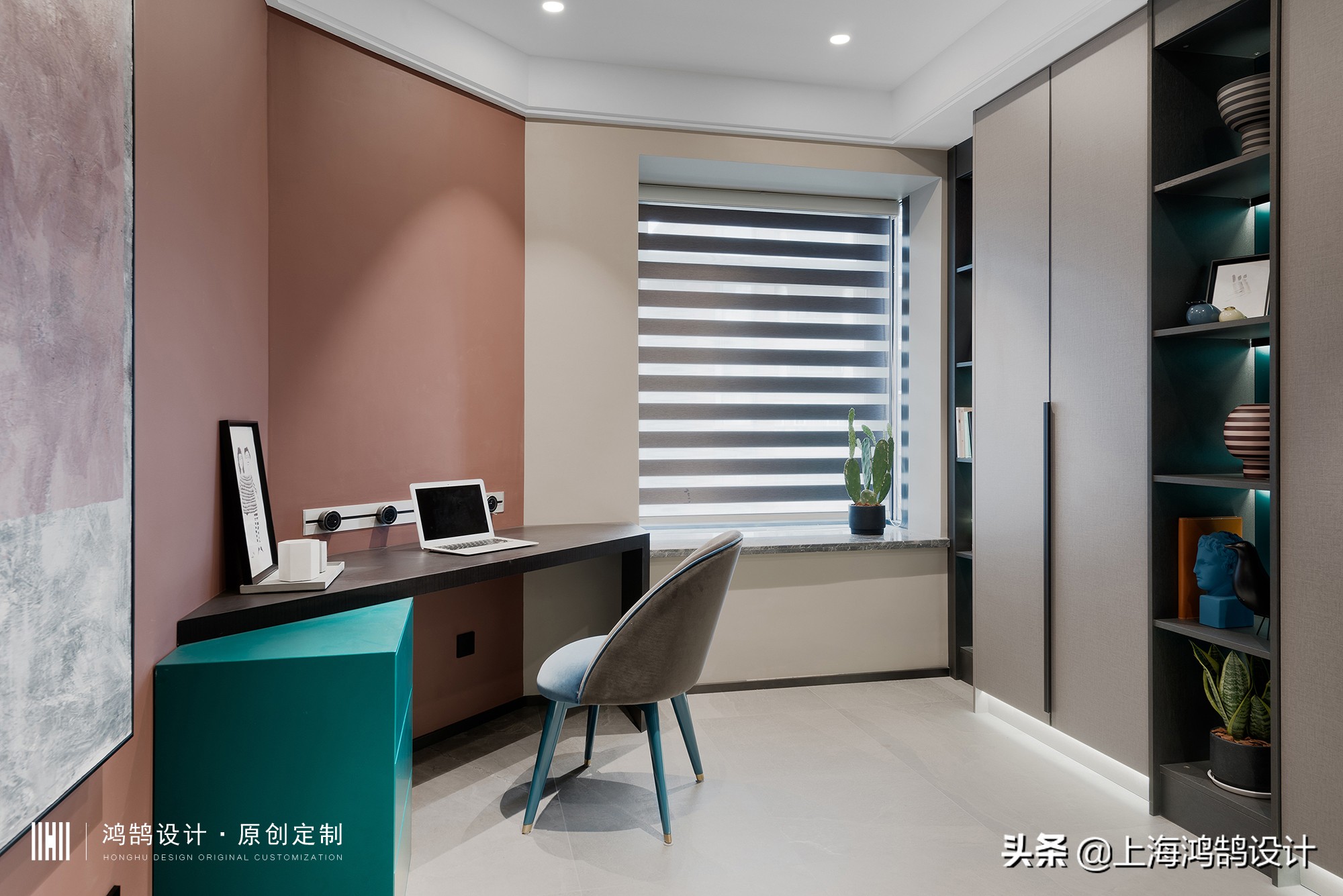 艺术家的室内软装设计案例,孟菲斯风格屏风软装