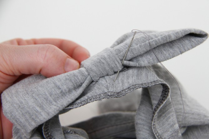 闲置t恤利用,长款t恤改造小妙招