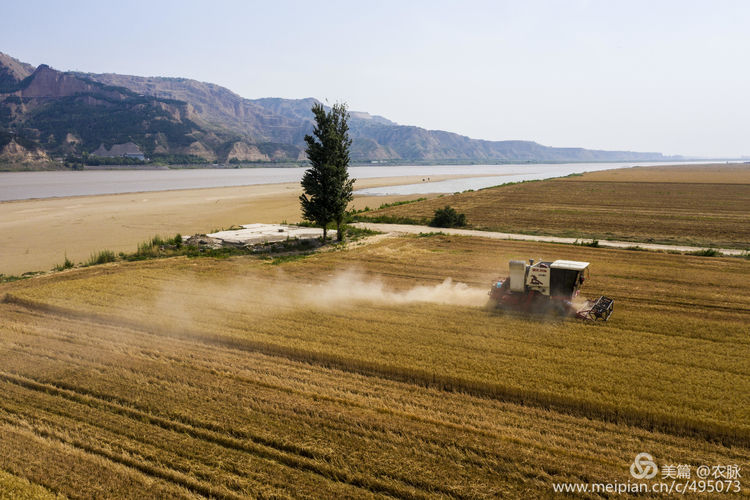 豫西老家放飞机,空中看黄河美景