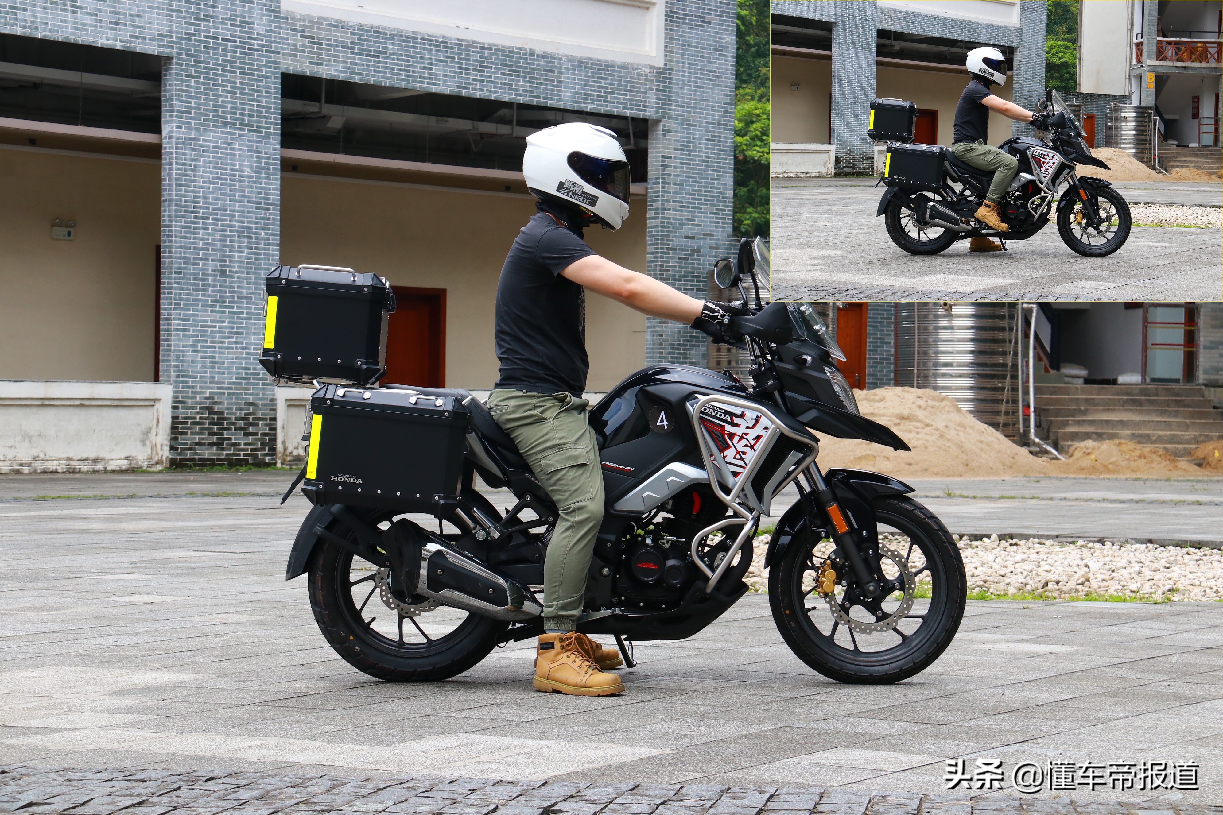 五羊本田cb190x最新测评视频,新启程摩托车