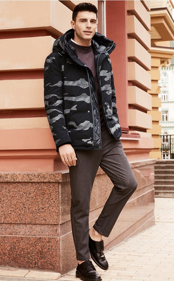 中年男人冬季怎么穿既保暖又时尚,秋冬季中年男士羽绒服搭配