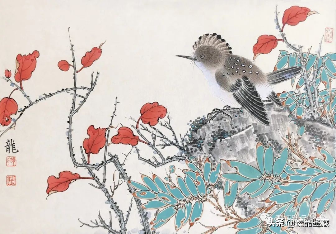 谭昌龙工笔画作品欣赏,年画作品创意画牛年