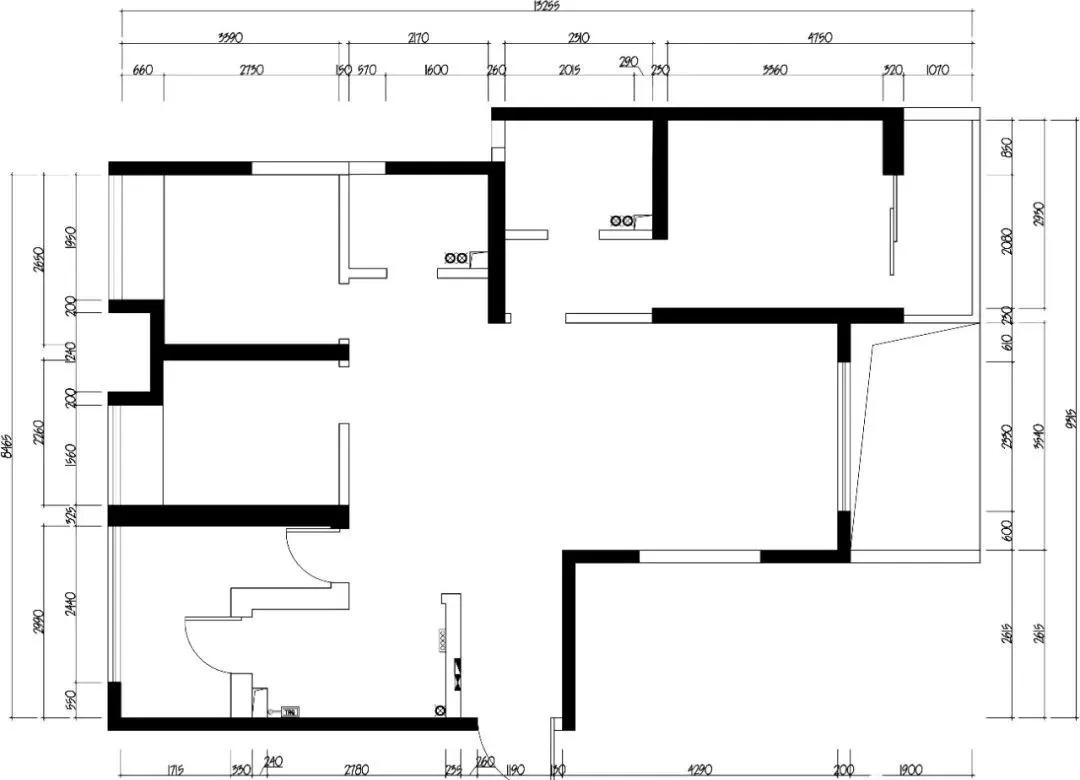 老房小户型拱形门洞,装修房子效果图现代简约暗门