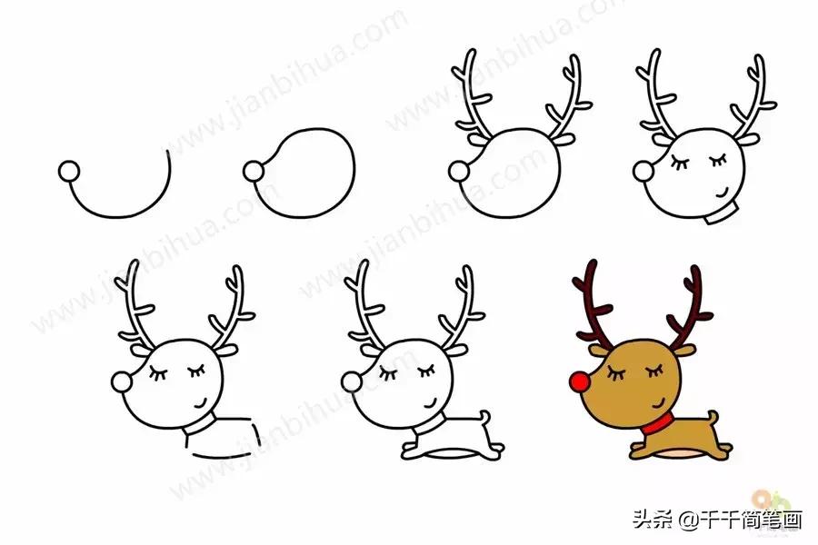 幼儿园动物的水墨画入门,儿童动物画入门简易范画