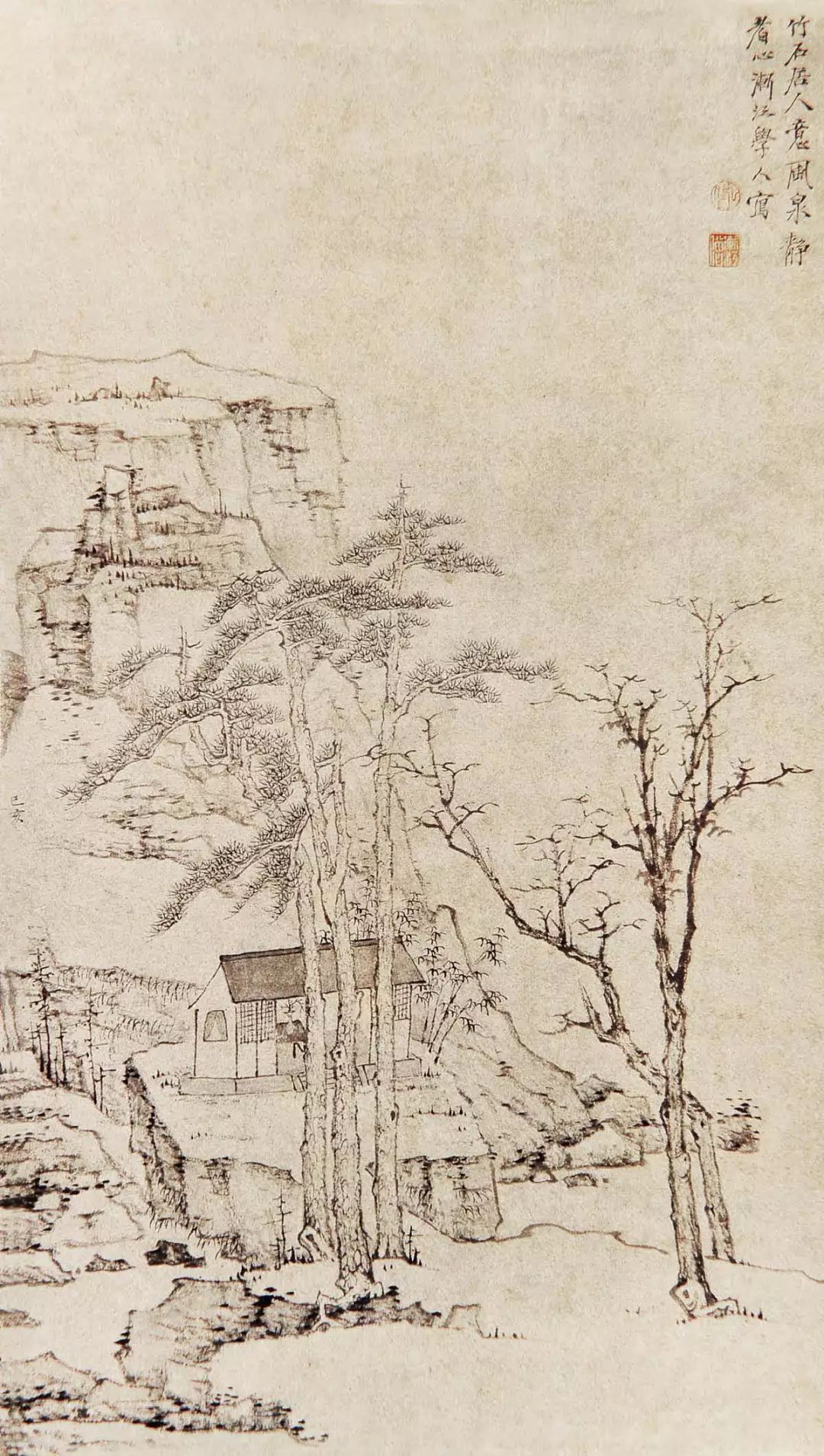 渐江:画禅诗癖足优游,新安画派的开创大师作品欣赏