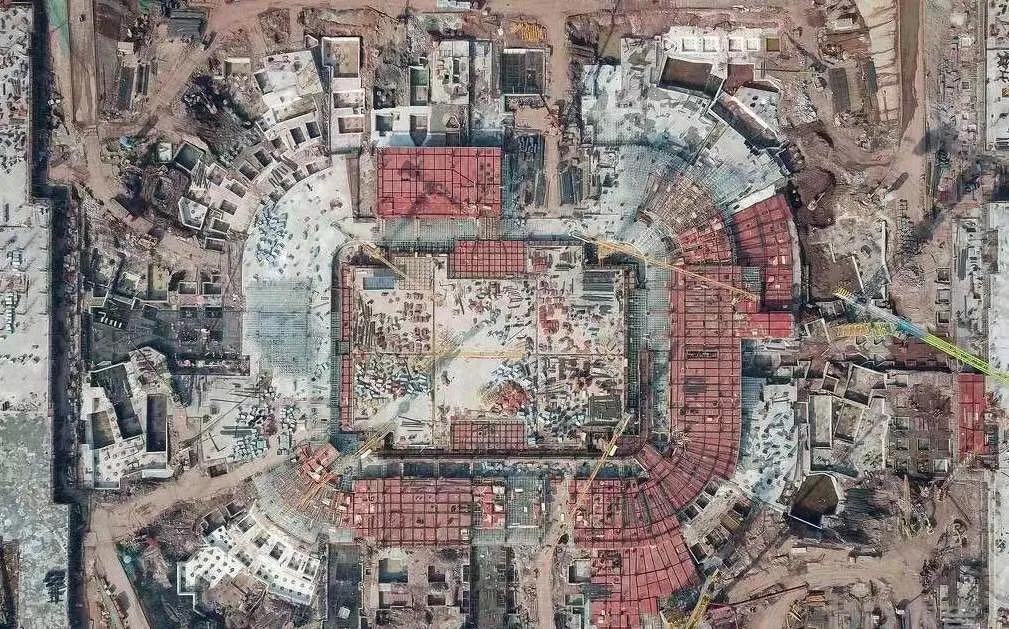 恒大足球场工地施工建设最新进度,广州恒大足球场最新进度