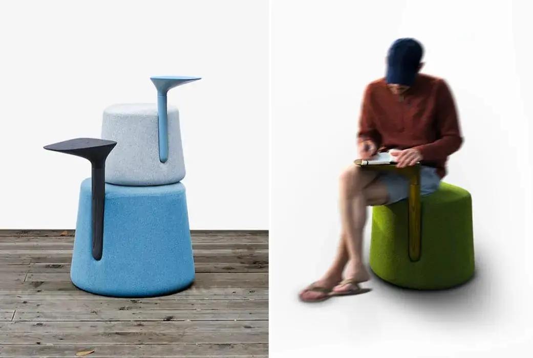 多功能椅子创意设计,创意瓦楞纸椅子设计