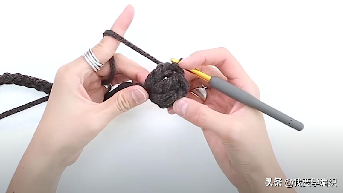 最简单钩编小包包,简单大气手工钩织小巧包