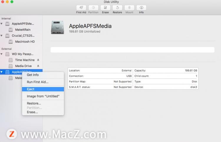 mac删除apfs,mac重装系统分区格式选apfs