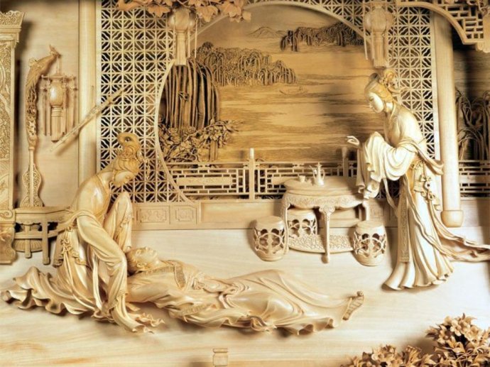 中国四大木雕精品欣赏：东阳木雕