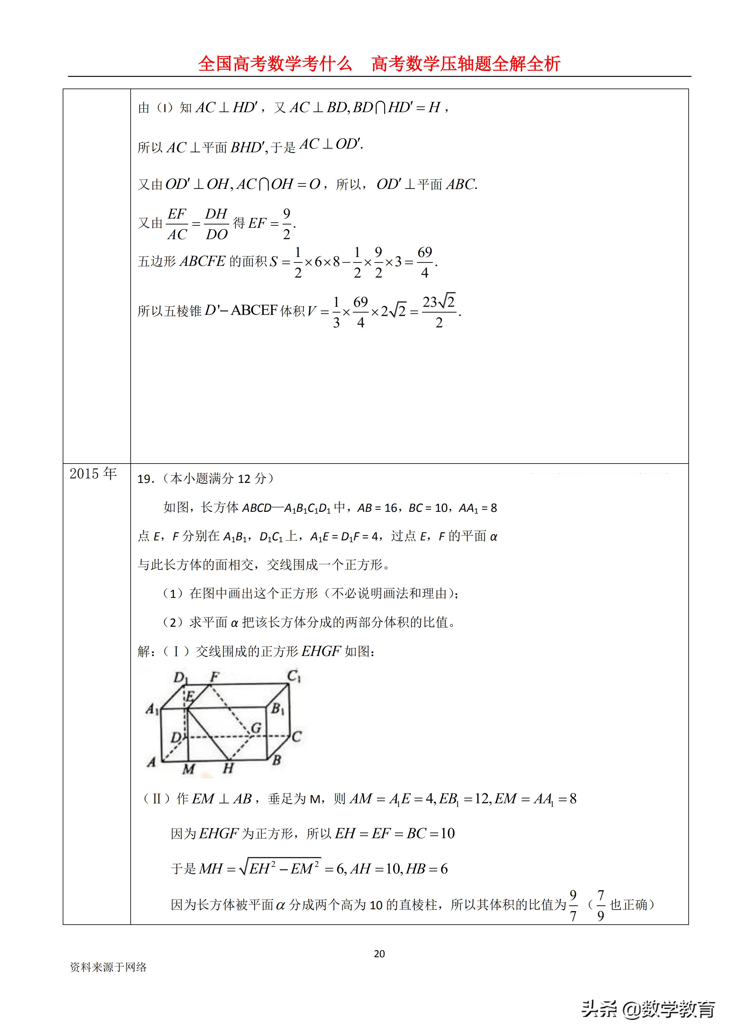 2019年高考全国1卷文科数学,2019年高考文科数学全国一卷讲解