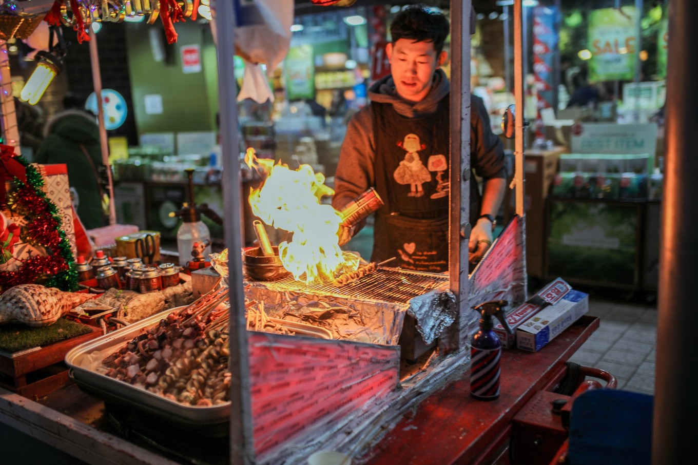 韩国冬天该有的样子,韩国第一次过冬天