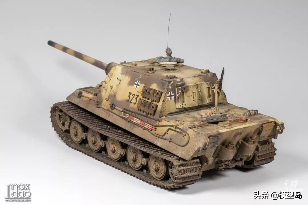 田宫必入的10款坦克模型免上色,田宫突击虎坦克模型