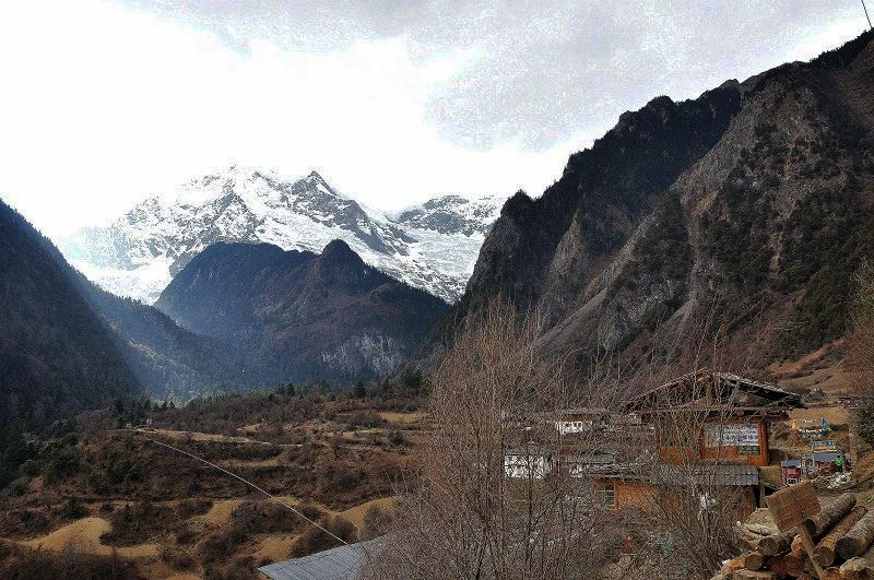 雪山脚下的雨崩村徒步,雨崩村徒步之旅