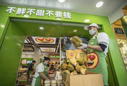 鲜丰水果升龙又一城店,鲜丰水果打造百城万店