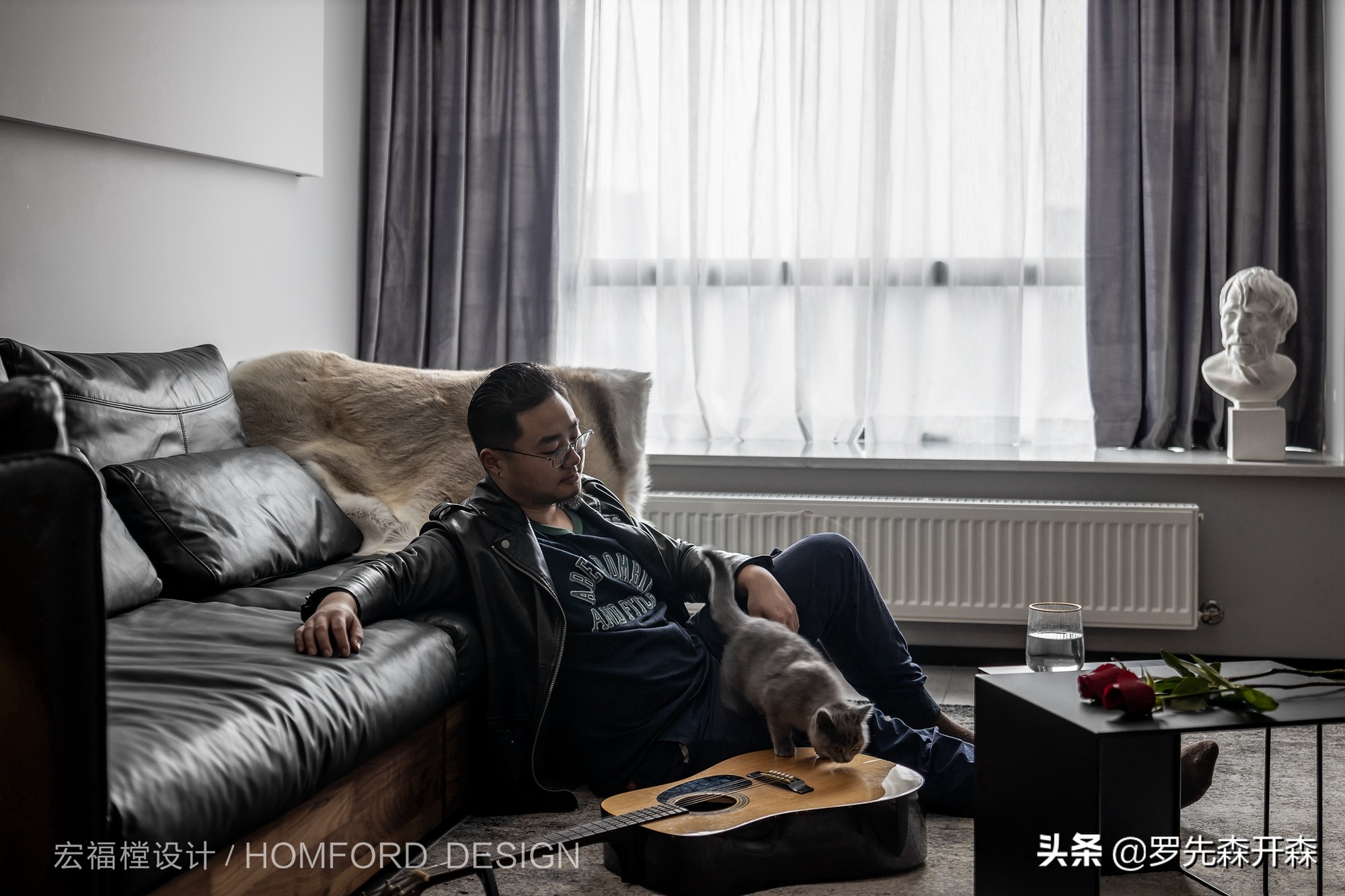 成都.柒公馆·92㎡现代简约住宅设计；营造出恰到好处的温馨感