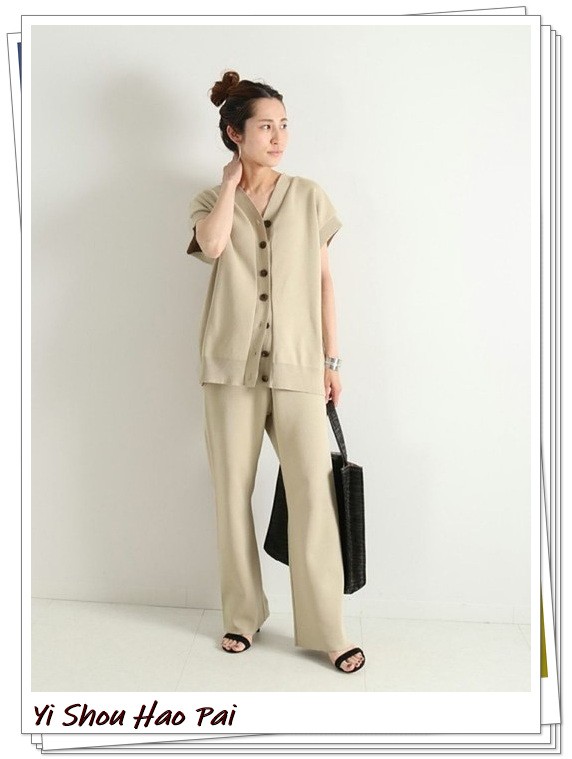 米色百搭裤子,万能百搭的裤子颜色秋冬