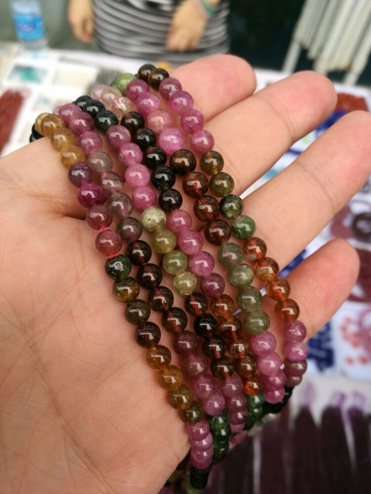 【俊】原创：从碧玺珠子谈起——碧玺优化处理手段之染色镀膜篇