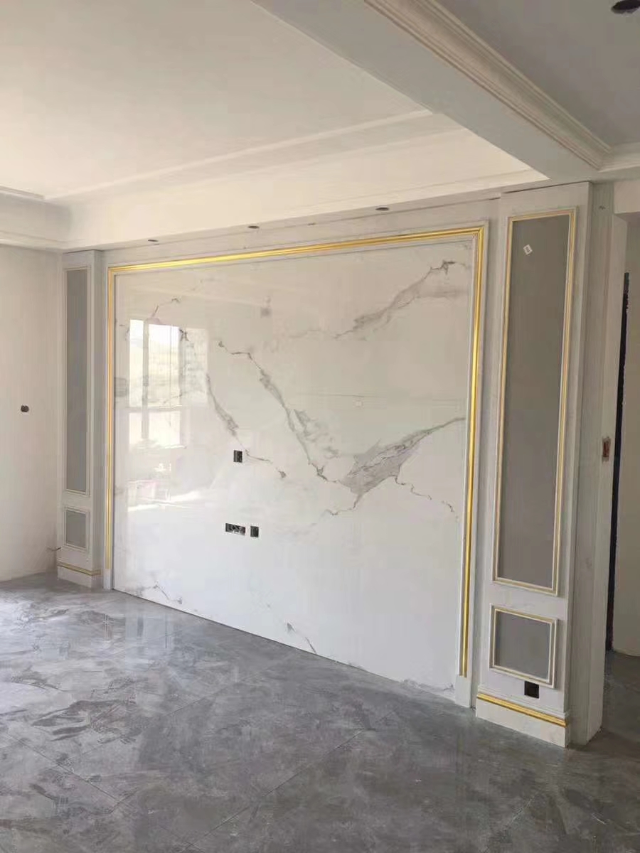 石材背景墙瓷砖颜色搭配效果图,极简大理石瓷砖背景墙效果图