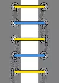 adidasozweego花式鞋带系法,几十种系鞋带的方法